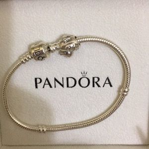 Pandora Charm Bracelet with duck charm
